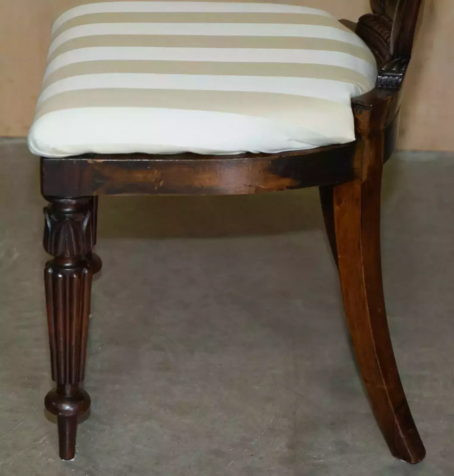 photo vintage Six Gillows Of Lancaster Attributed Antique Rosewood Regency 1810 Dining Chairs