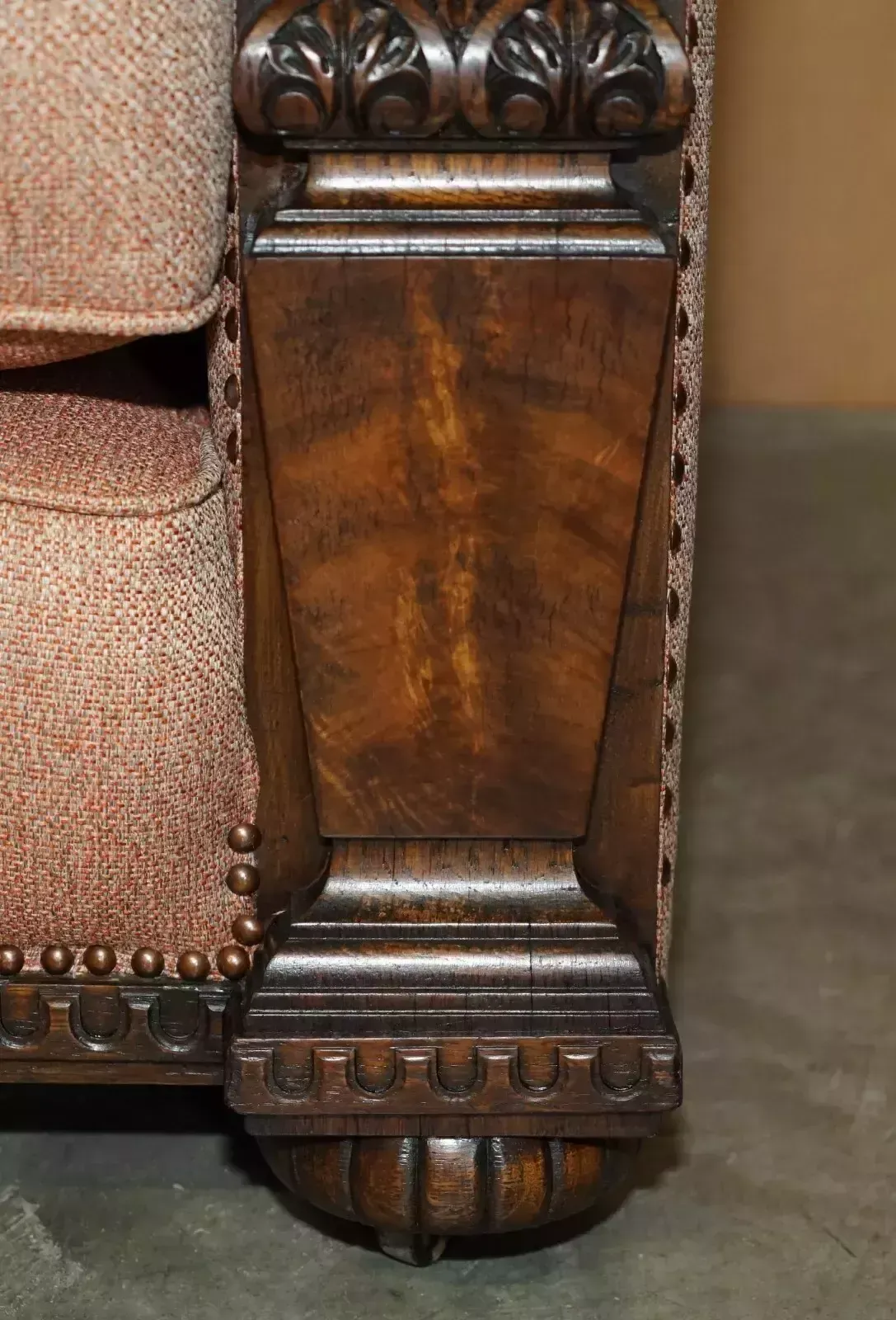 photo for sale Pair Of Exquisite Antique William IV Flamed Mahogany Circa 1830 Club Armchairs