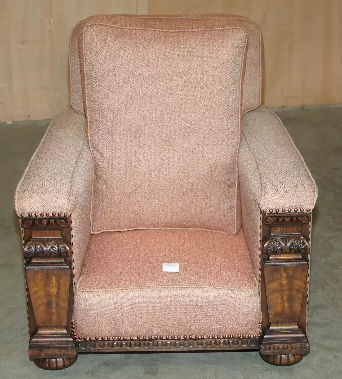 photo buy Pair Of Exquisite Antique William IV Flamed Mahogany Circa 1830 Club Armchairs