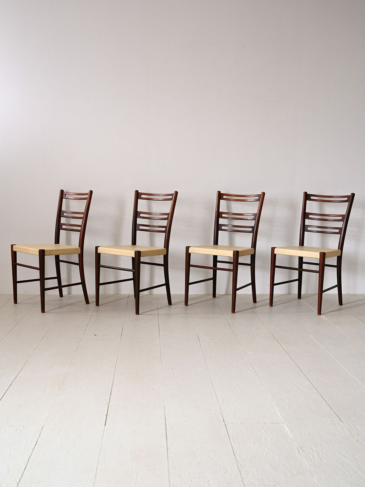 Scandinavian Chairs In Wood And Leather photo Furniture
