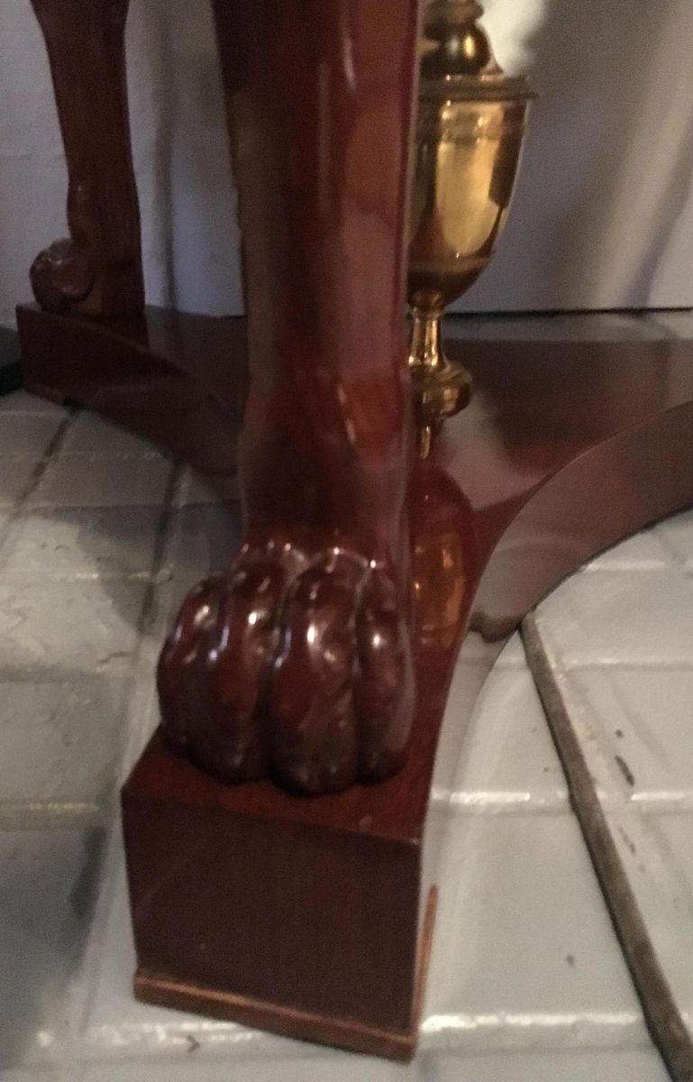 19th Century. French Mahogany Center Table photo for sale