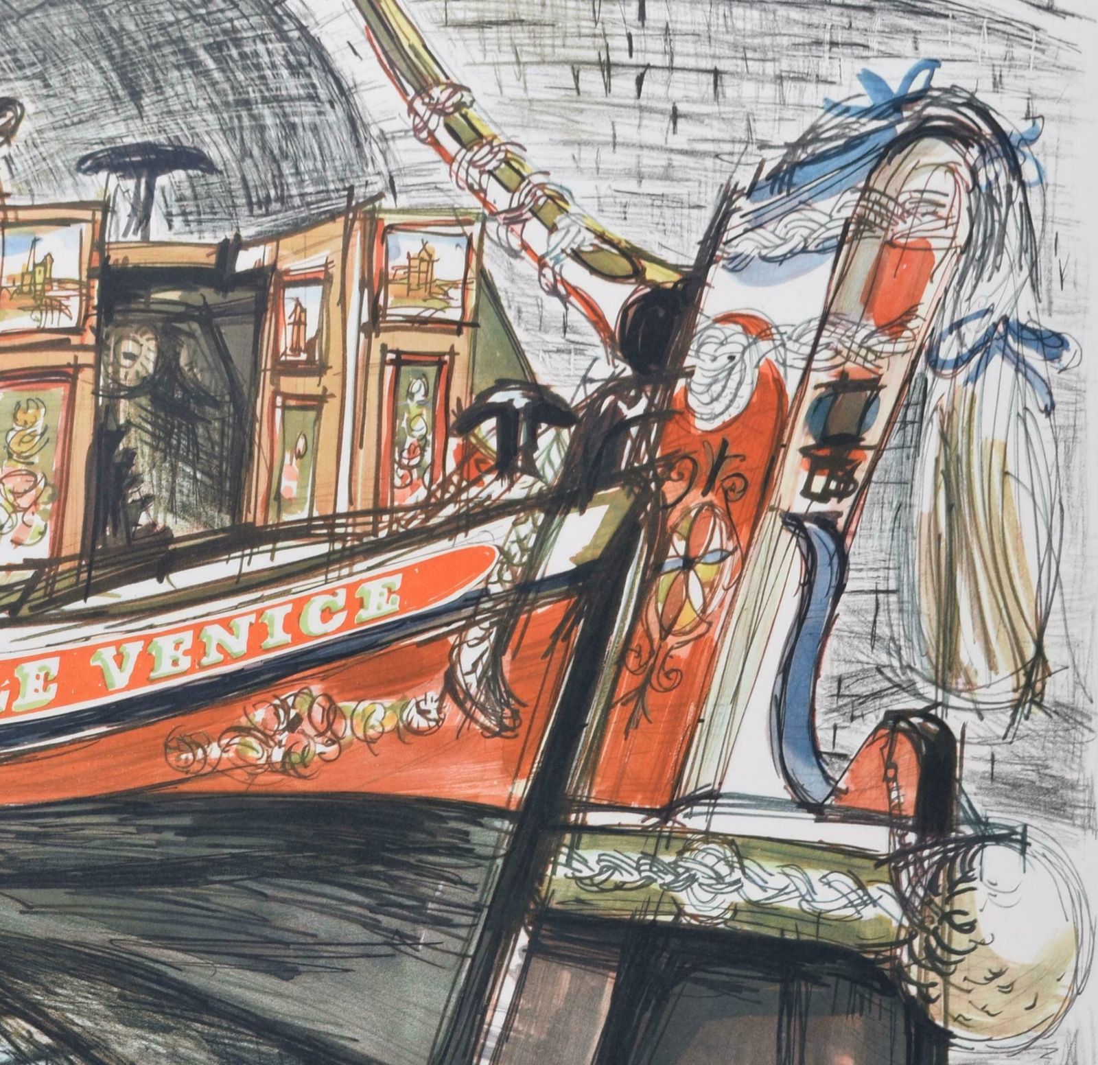 John Finnie London Transport Warwick Avenue For Little Venice Canal Poster By John Finnie 1965 photo for sale