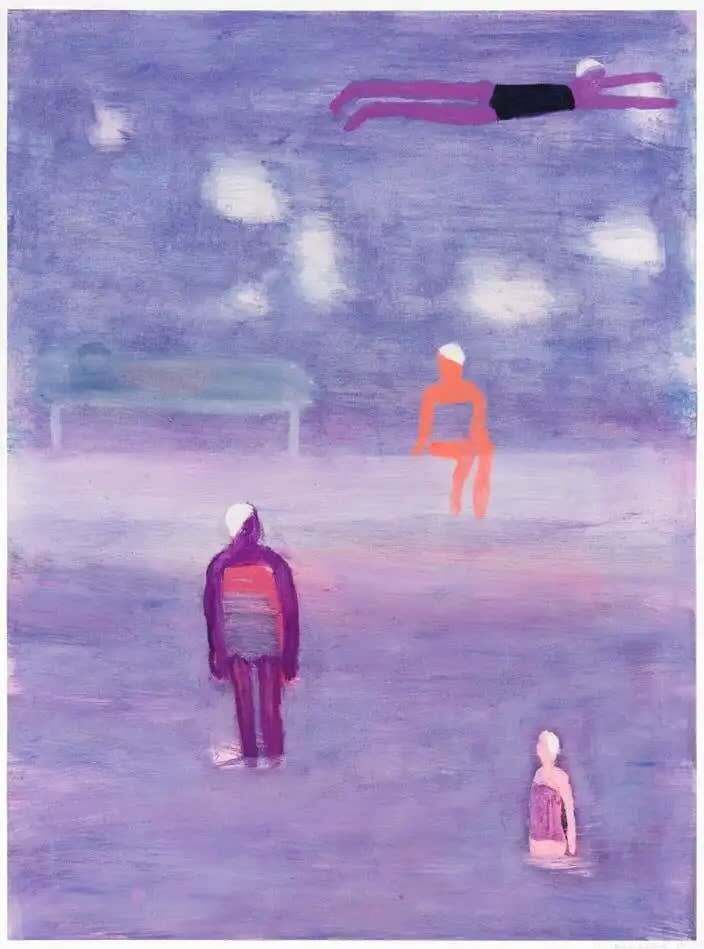 Swimmers In Fog, 2021, 21st Century
