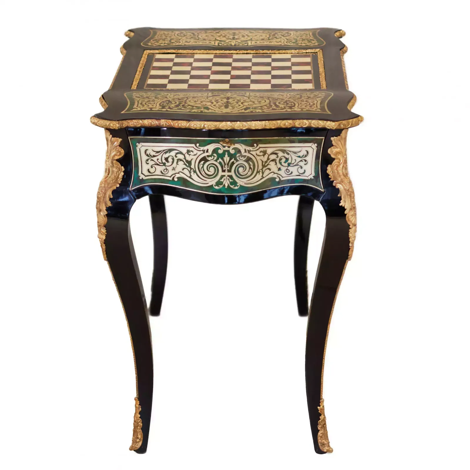 Game Chess Table In Boulle Style. France. Turn Of The 19th 20th Century. photo 8721.0