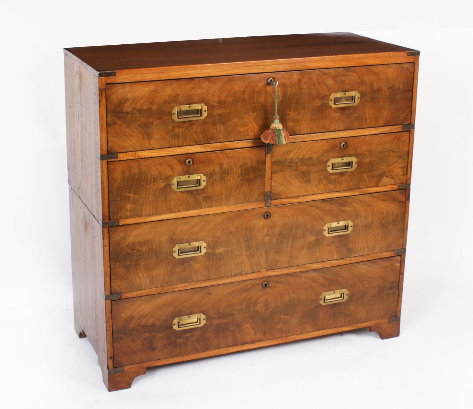 Campaign Era Military Secretaire Chest Of Drawers C1840