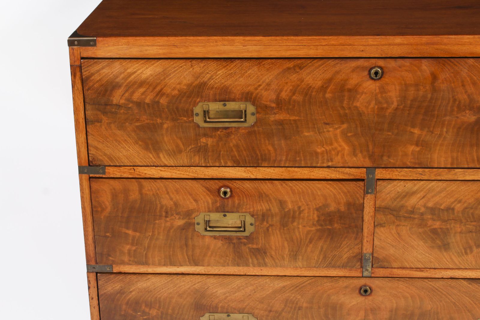 Campaign Era Military Secretaire Chest Of Drawers C1840 photo vinterior