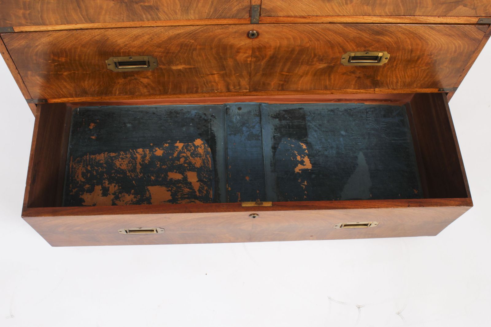 photo for sale Campaign Era Military Secretaire Chest Of Drawers C1840