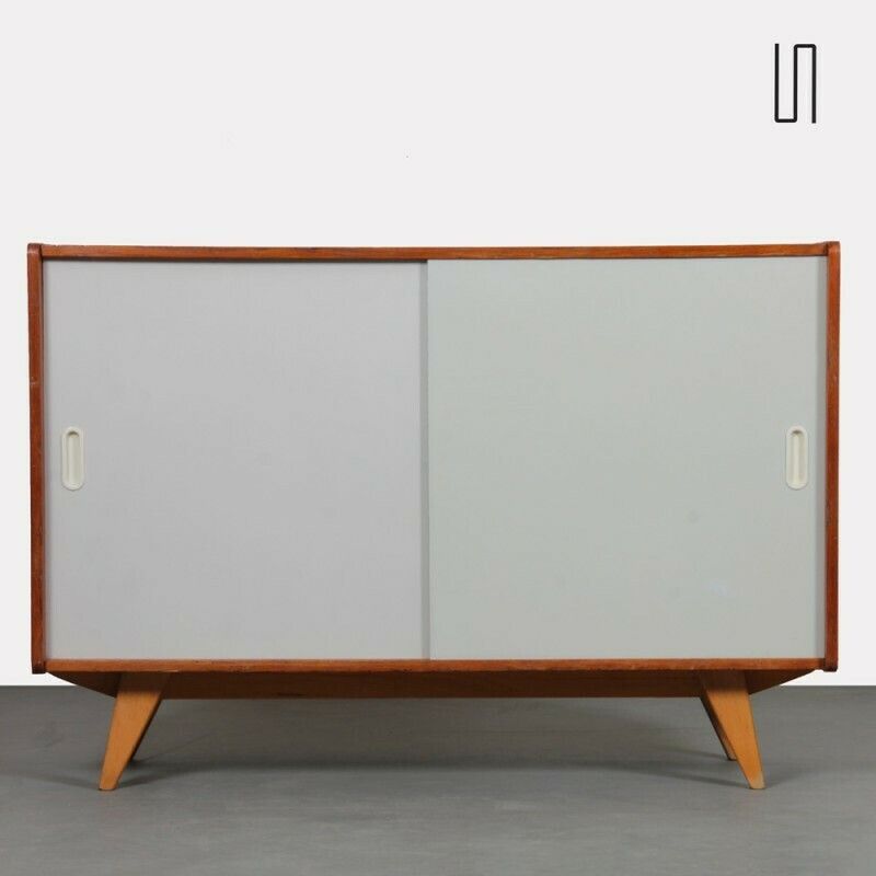 Oak Chest Of Drawers, Model U 452 By Jiri Jiroutek, 1960