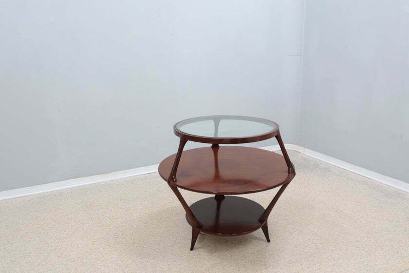 Pierluigi Giordani Occasional Round Coffee Table 1950s