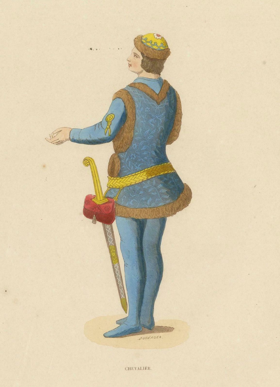 Medieval Knight: Heraldry And Valor In 15th Century Garb, 1847 photo Art