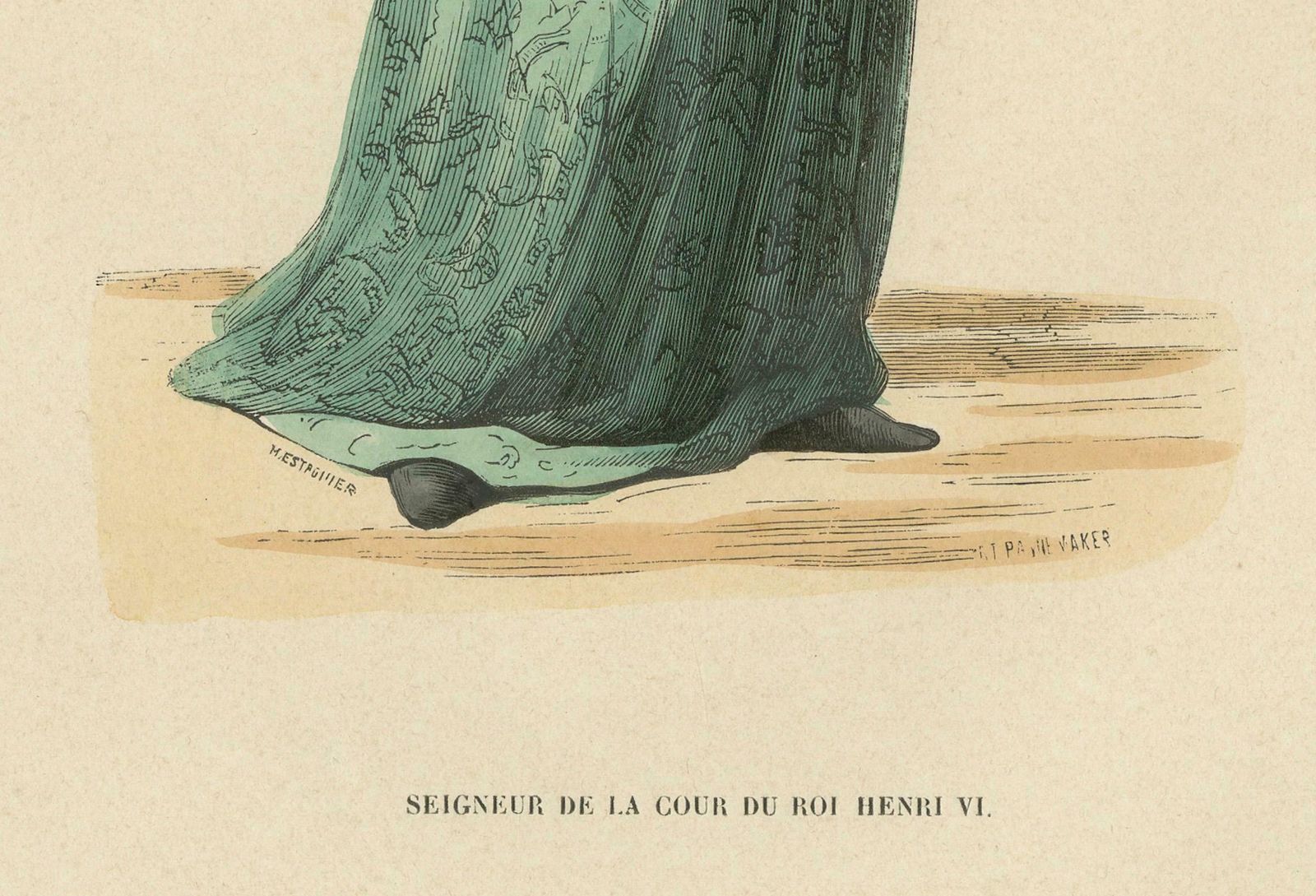 Aristocratic Elegance In The Court Of King Henry VI: A Noble Lord Dressep Up photo furniture