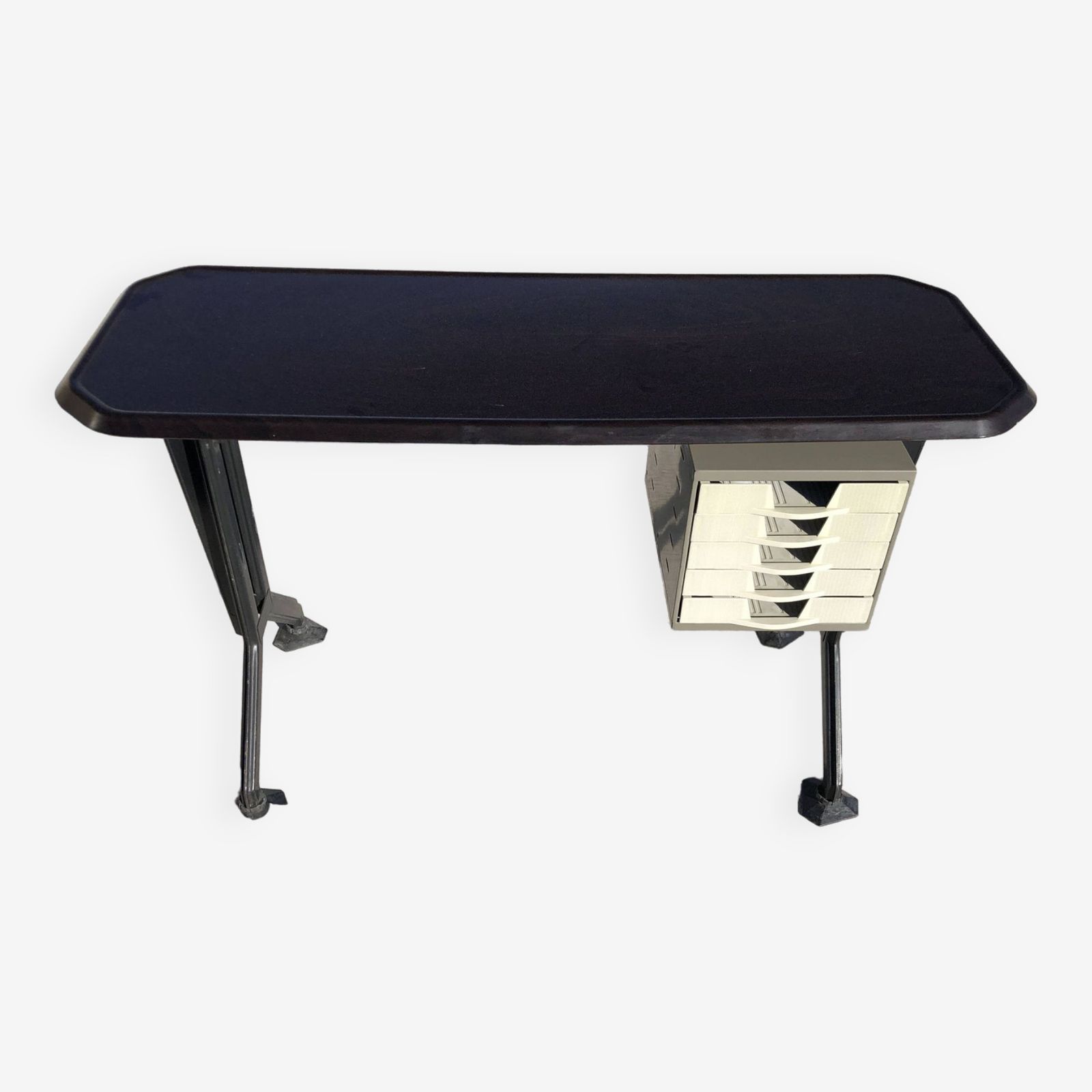 Arco Series Desk With Drawer By Bbpr For Olivetti Synthesis, 1960s