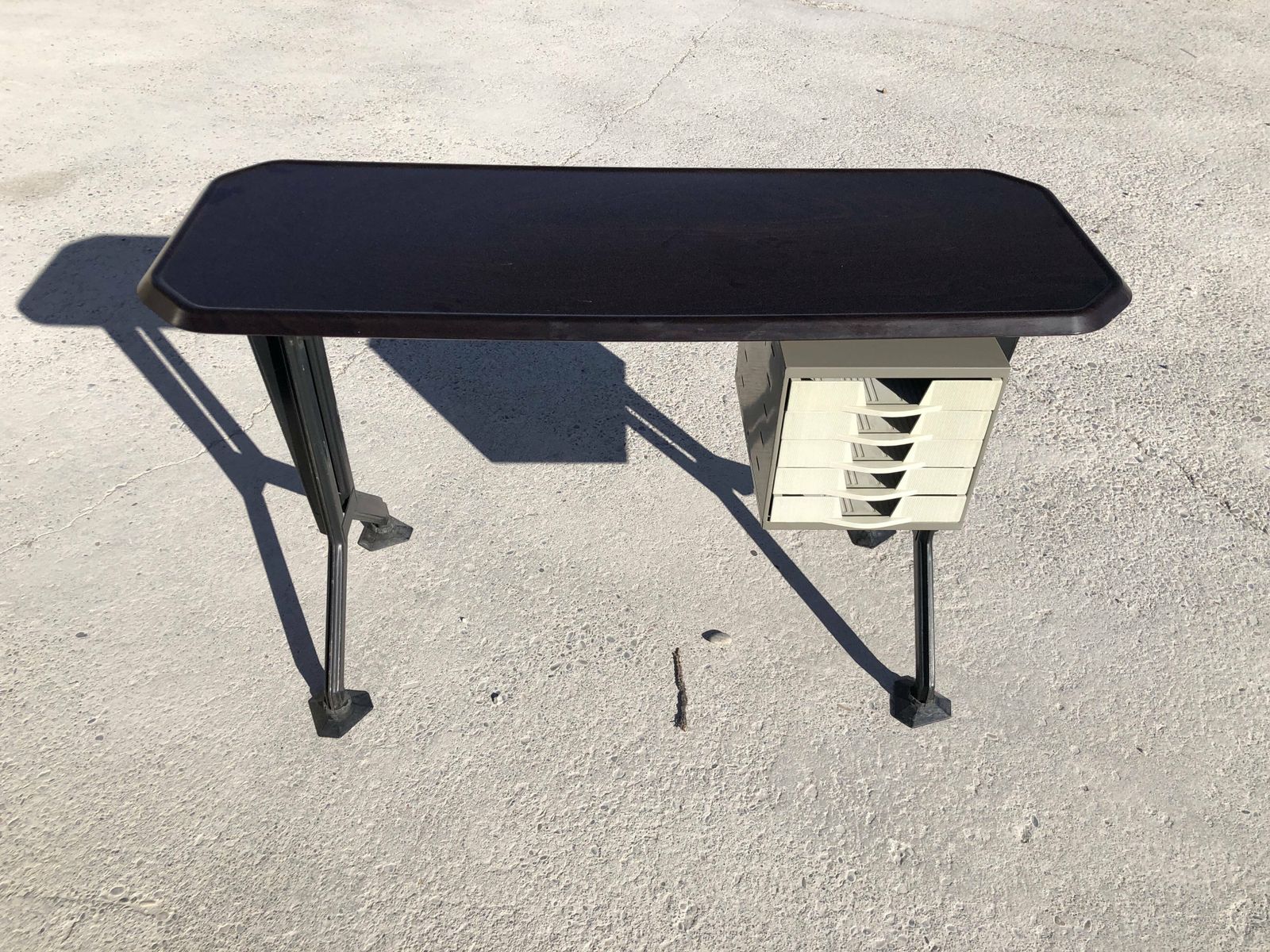 Arco Series Desk With Drawer By Bbpr For Olivetti Synthesis, 1960s photo buy