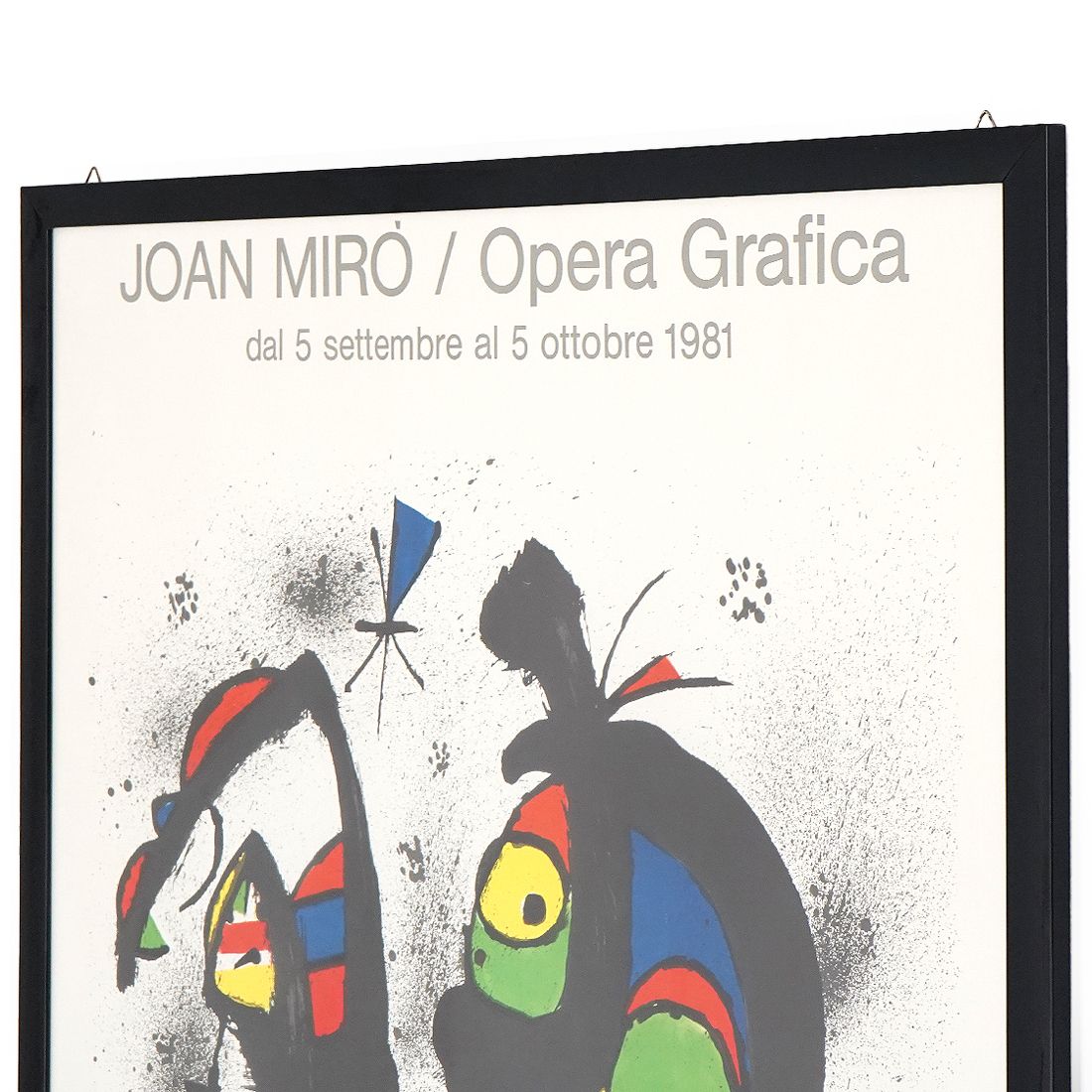 Poster By Joan Miro For The Opera Grafica Exhibition In Venice In 1981 photo buy