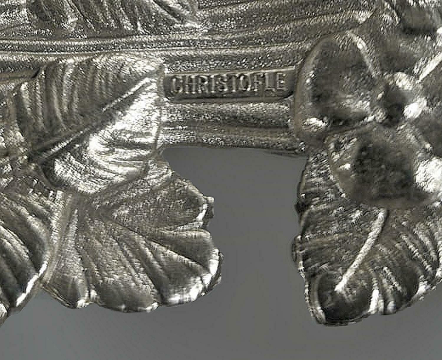 photo for sale Art Nouveau French Silverplate Sommelier Wine Tester Christofle's 'Paiva Strawberry Spoon'