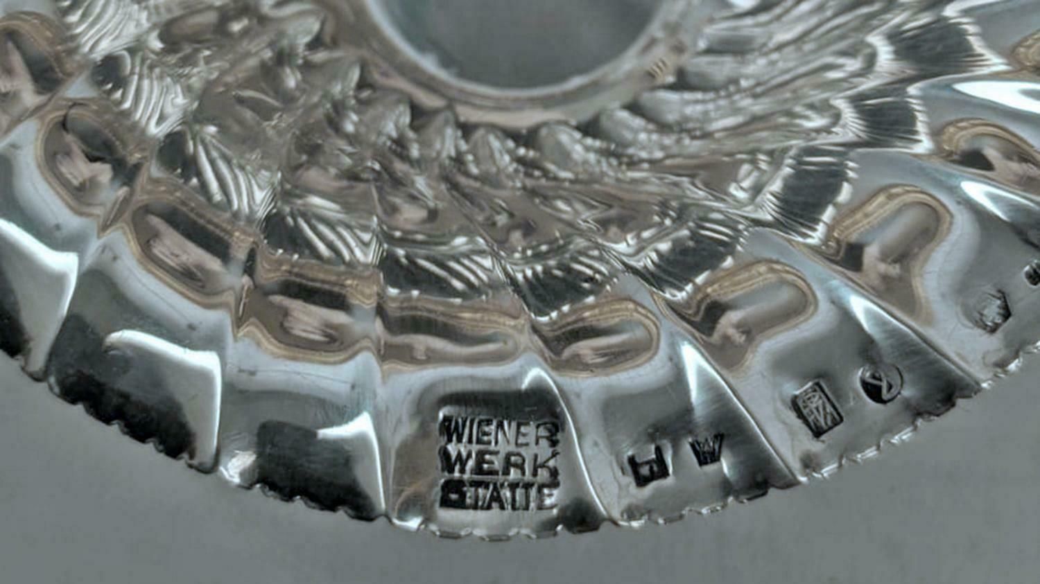 photo furniture Pair Of Art Nouveau Polished Silver Bowls By Josef Hoffmann For Wiener Werkstätte