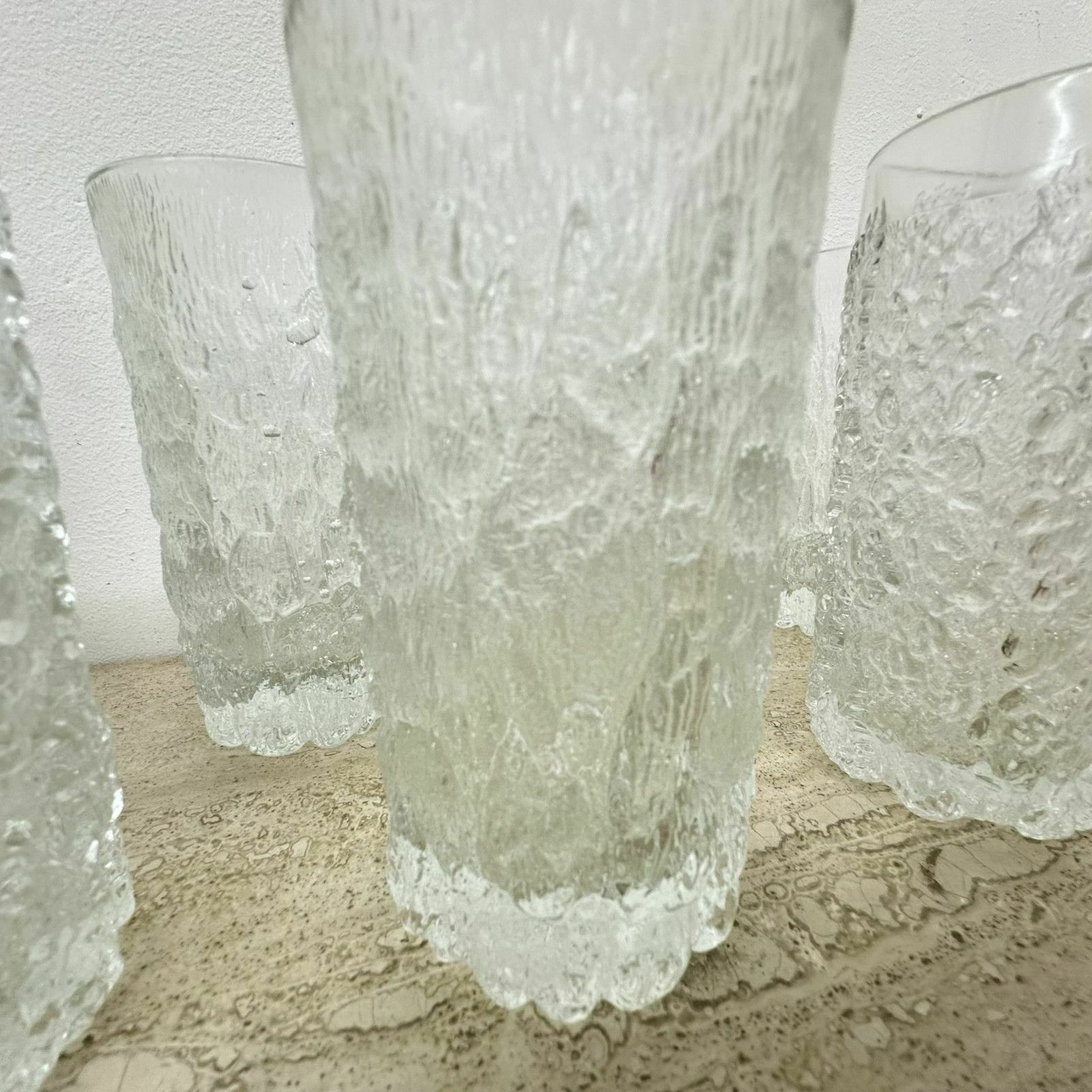 Set Van 9 Barkglas Drinkglazen Van Goebel Charlottenhutte, Jaren 1970, Duitsland photo for sale