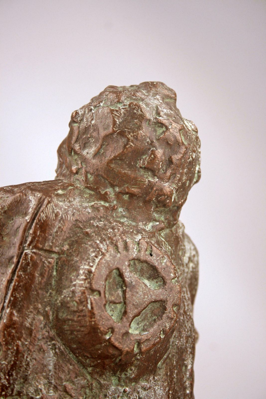 Art Mid 20th Century Astronaut Bronze Sculpture By Italian Brazilian Artist Doménico Calabrone photo