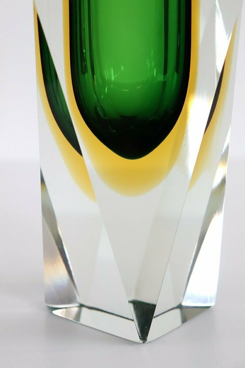 photo furniture Green Murano Glass Vase By Flavio Poli For A. Mandruzzato, 1960s