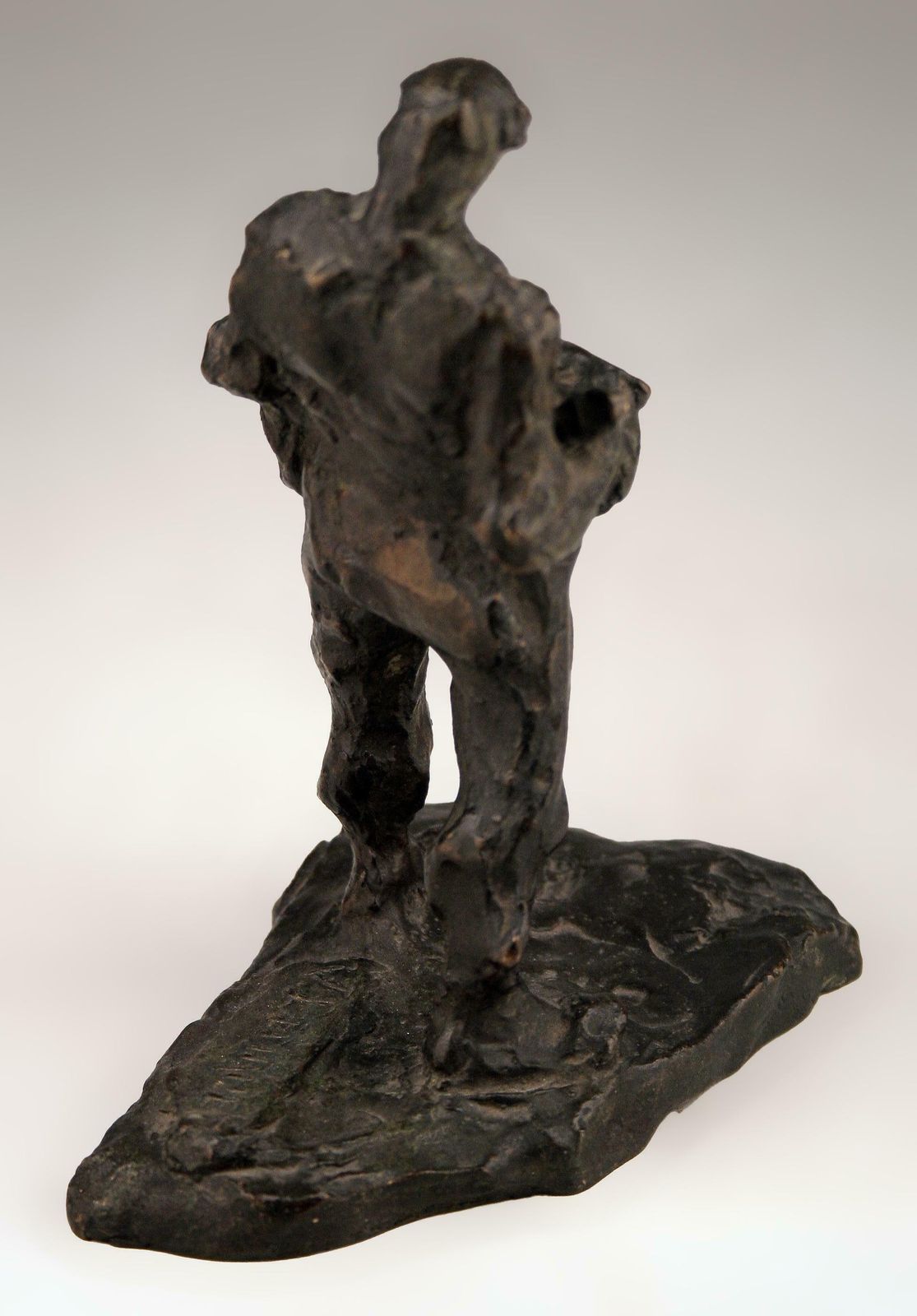 Early 20th Century Patinated Bronze Sculpture Of Carrying Man By Belgian Sculptor Victor Demanet And Bl Paris photo Art