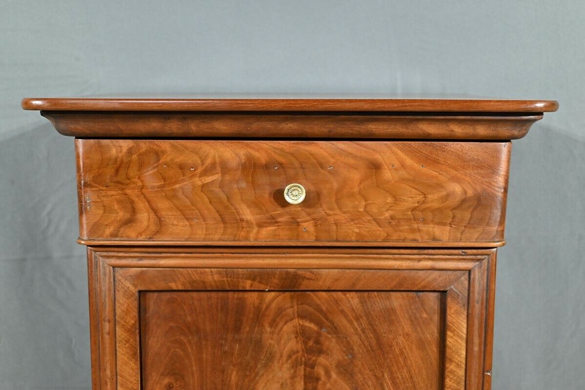 Mahogany Bedside Table, Restoration Style – 2nd Part 19th Century photo buy