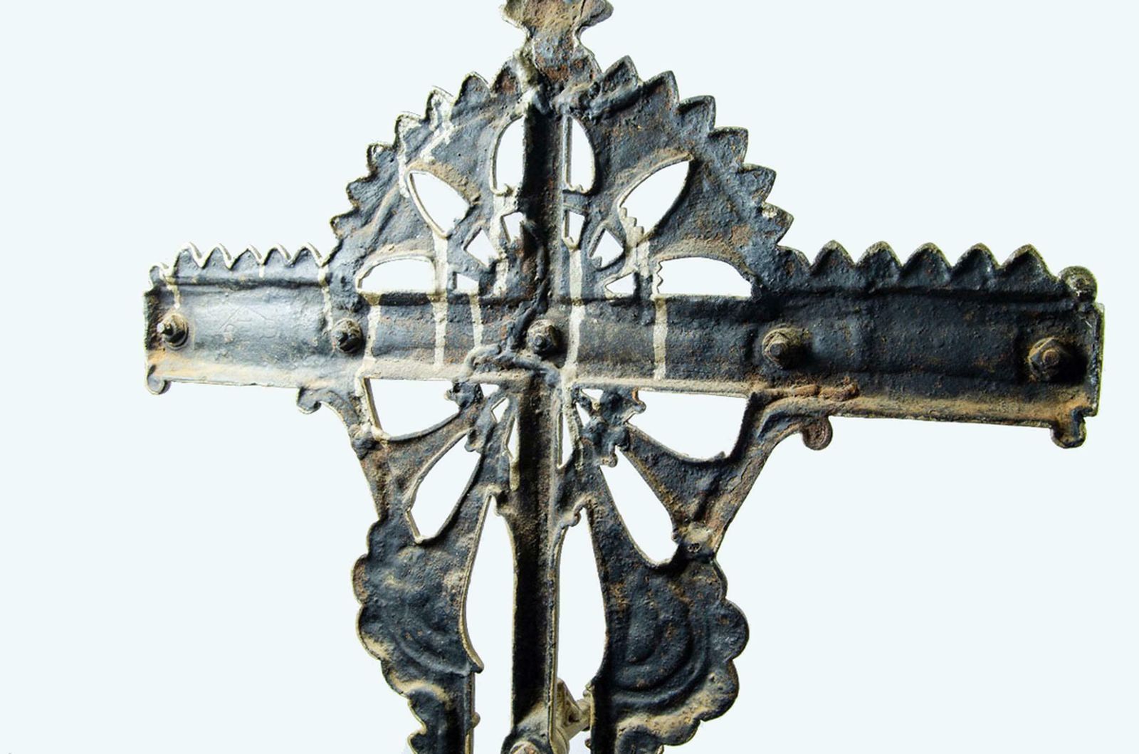 Late 19th Century Victorian Iron Hall Stand Cross By English Author Christopher Dresser For Coalbrookdale Foundry photo buy