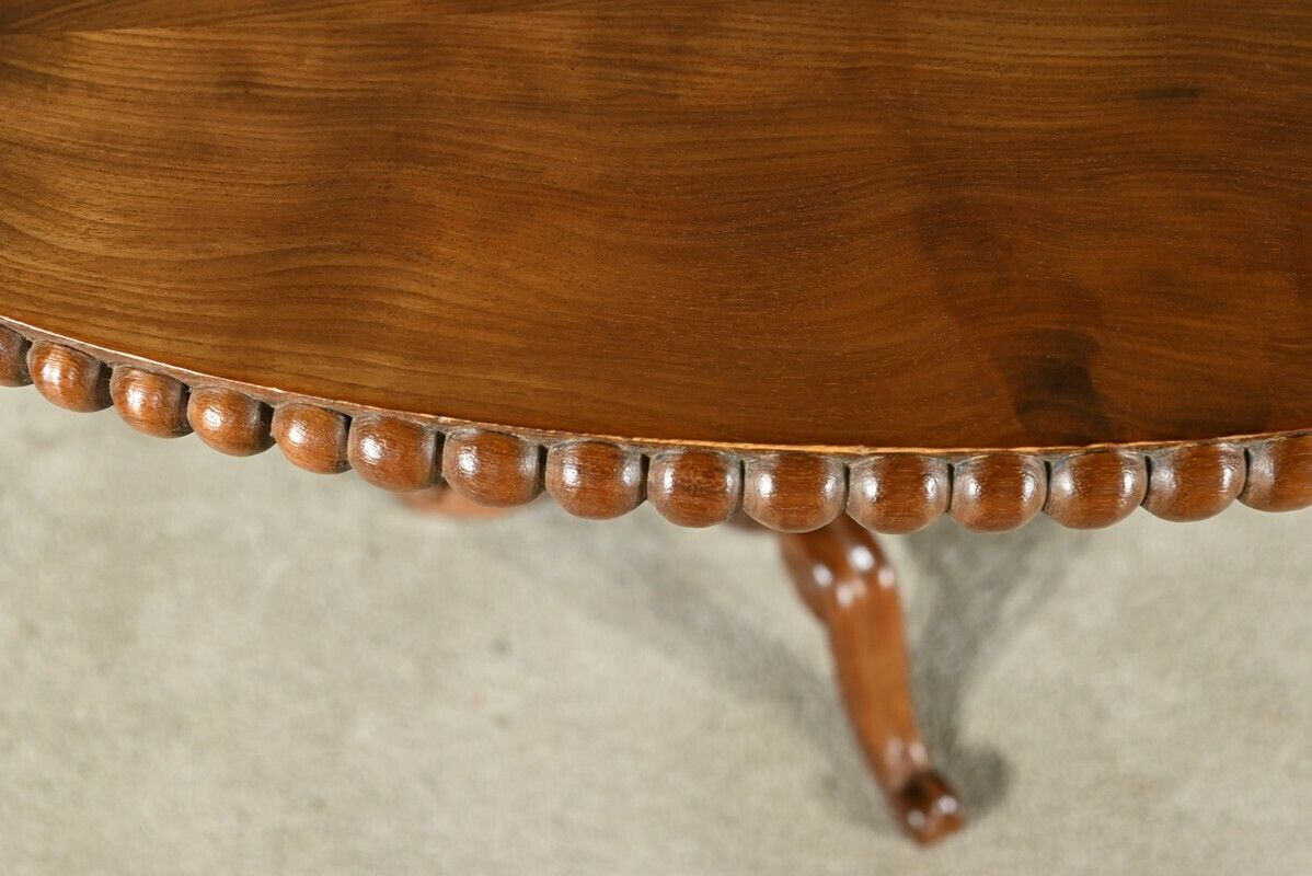 Oval Pedestal Table With Mahogany System, Louis Philippe Period – 1st Part 19th Century photo vinterior