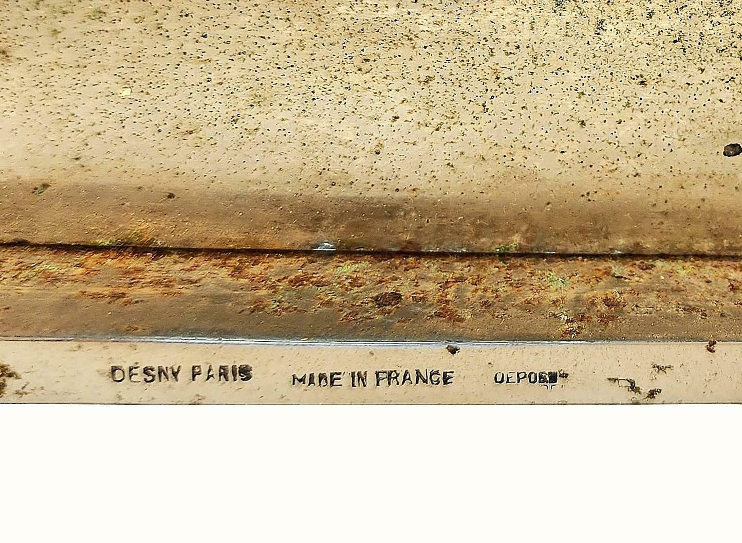 Early 20th Century Art Déco French Metal Brass Wall Coat Hanger/Rack Designed By La Maison Desny photo buy