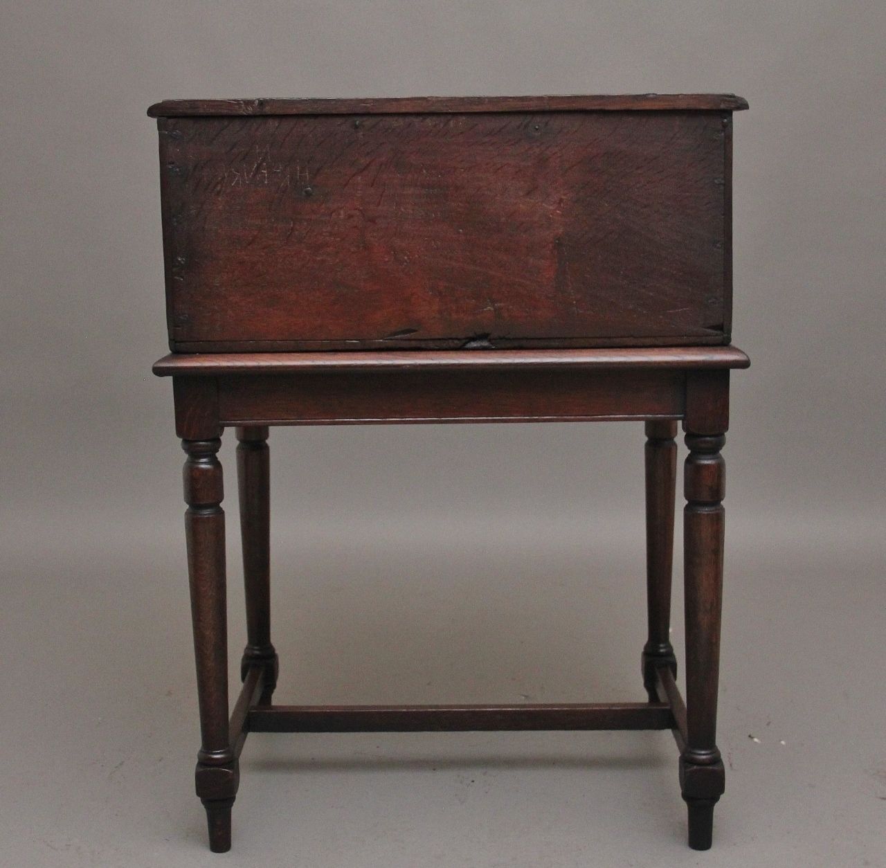 18th Century Oak Desk On Later Stand photo buy