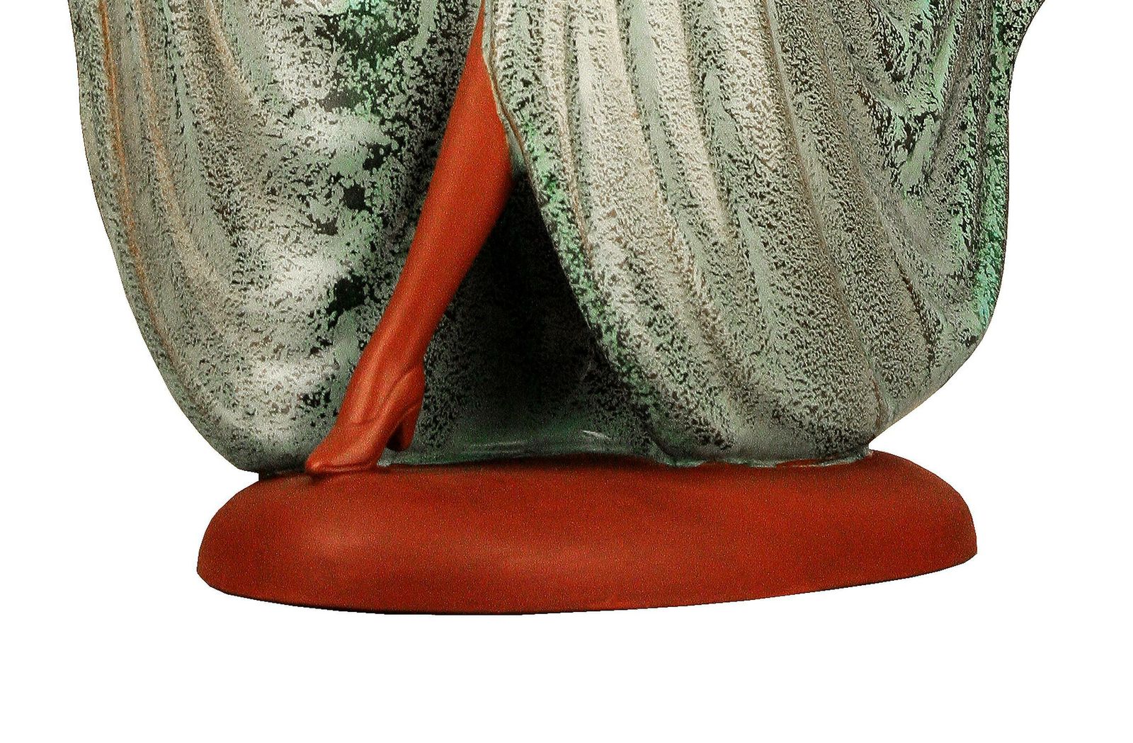 Goldscheider Like Art Déco Dancing Lady Unglazed Porcelain Figurine From United Kingdom photo vinterior