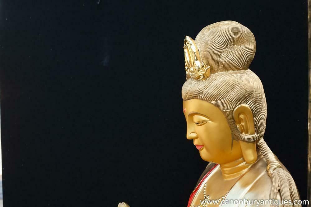 Bronze Tibetan Buddha Statue Lotus Pose Buddhism Buddhist Art photo vintage