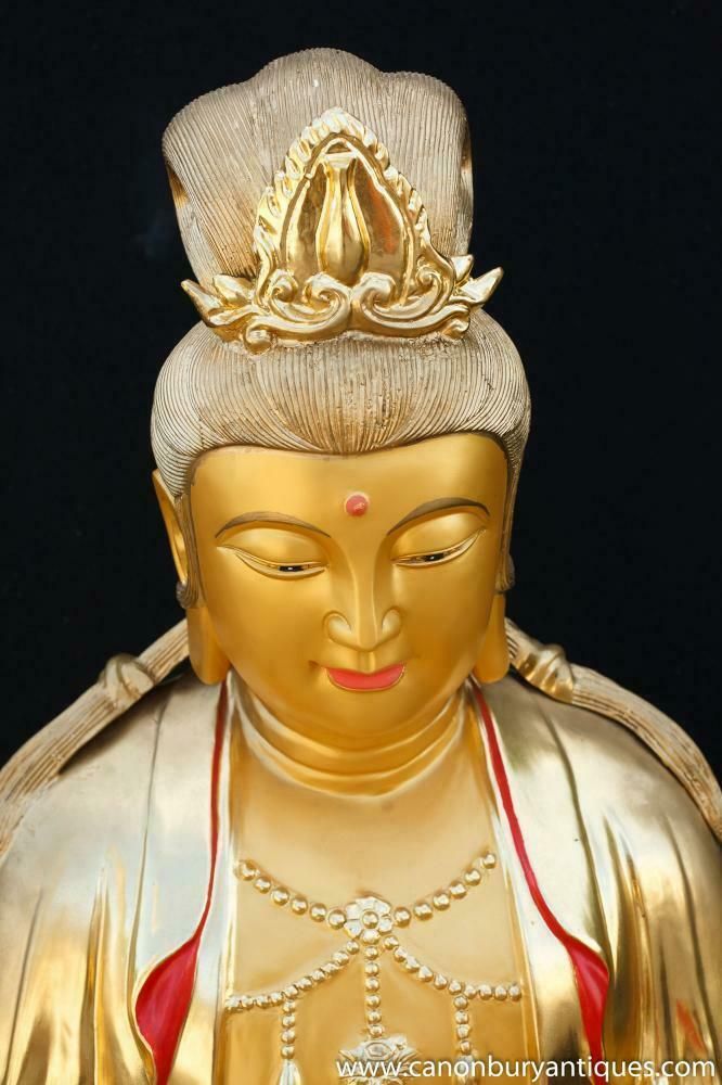 photo buy Bronze Tibetan Buddha Statue Lotus Pose Buddhism Buddhist Art