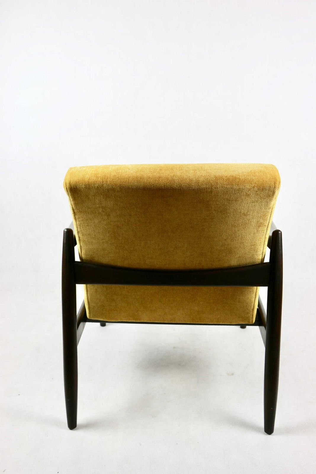Gfm 64 Armchair, Designed By Edmund Homa, Yellow Structural From The 1960s   2 Pieces Available photo vinterior