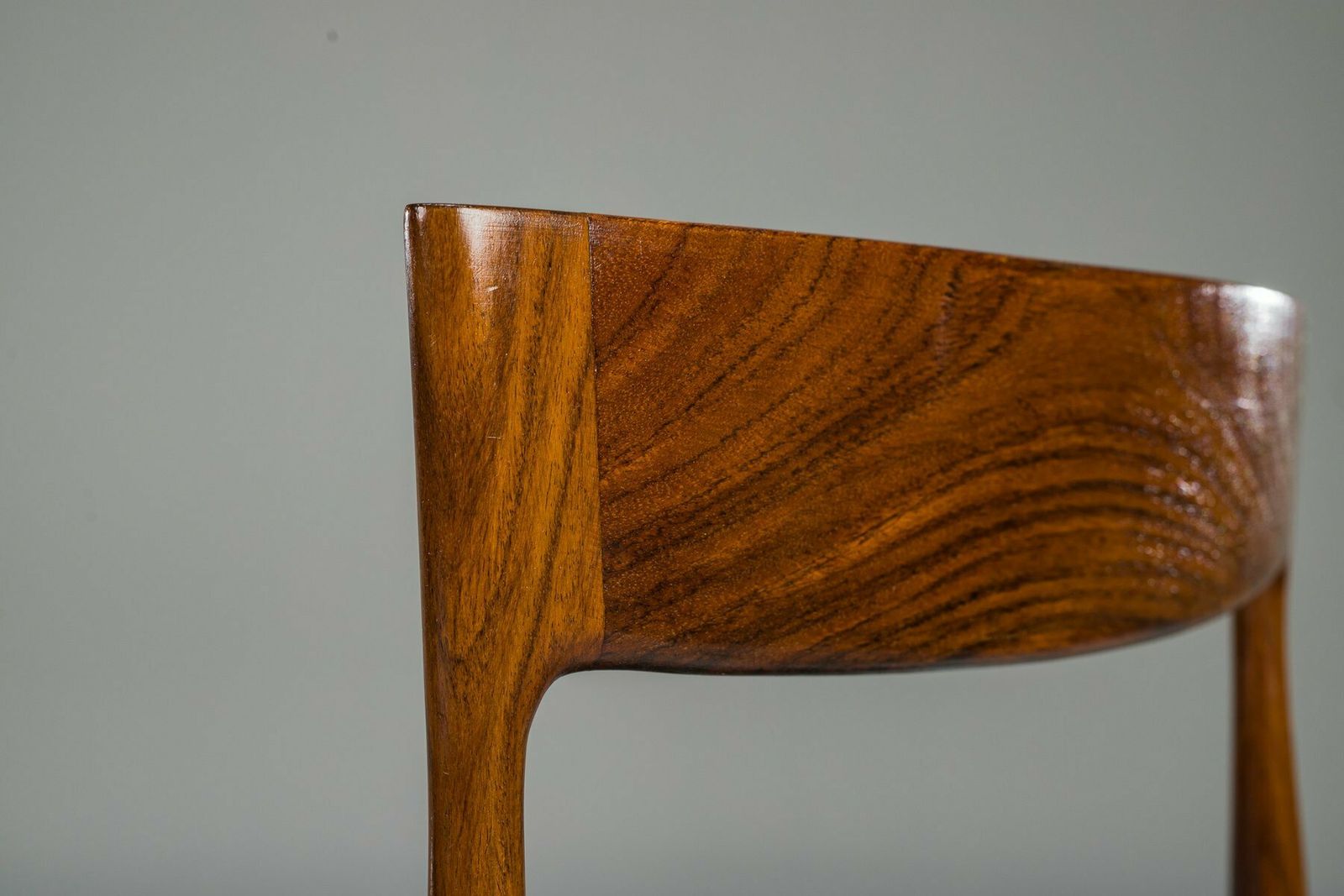 Mid Century Palisander Esszimmerstuhl Mit Lederbezug, 1950er, 4 . Set photo furniture