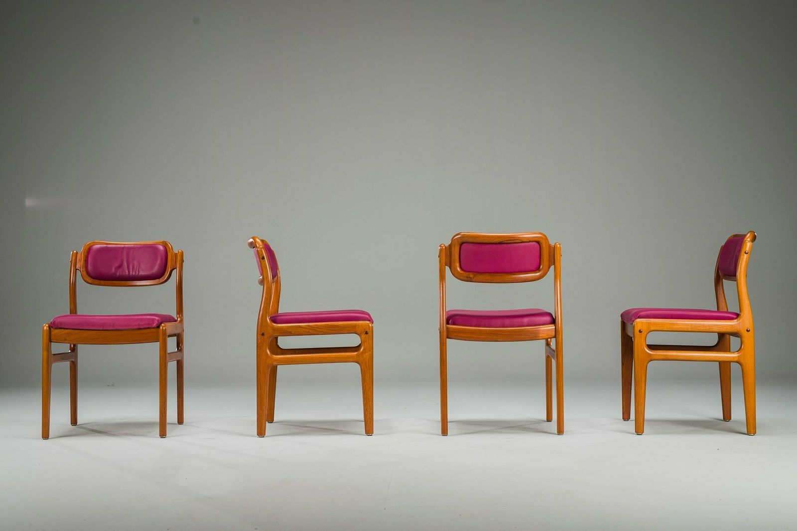 Mid Century Teak Dining Chairs By Johannes Andersen For Uldum, Set Of 4 photo Furniture