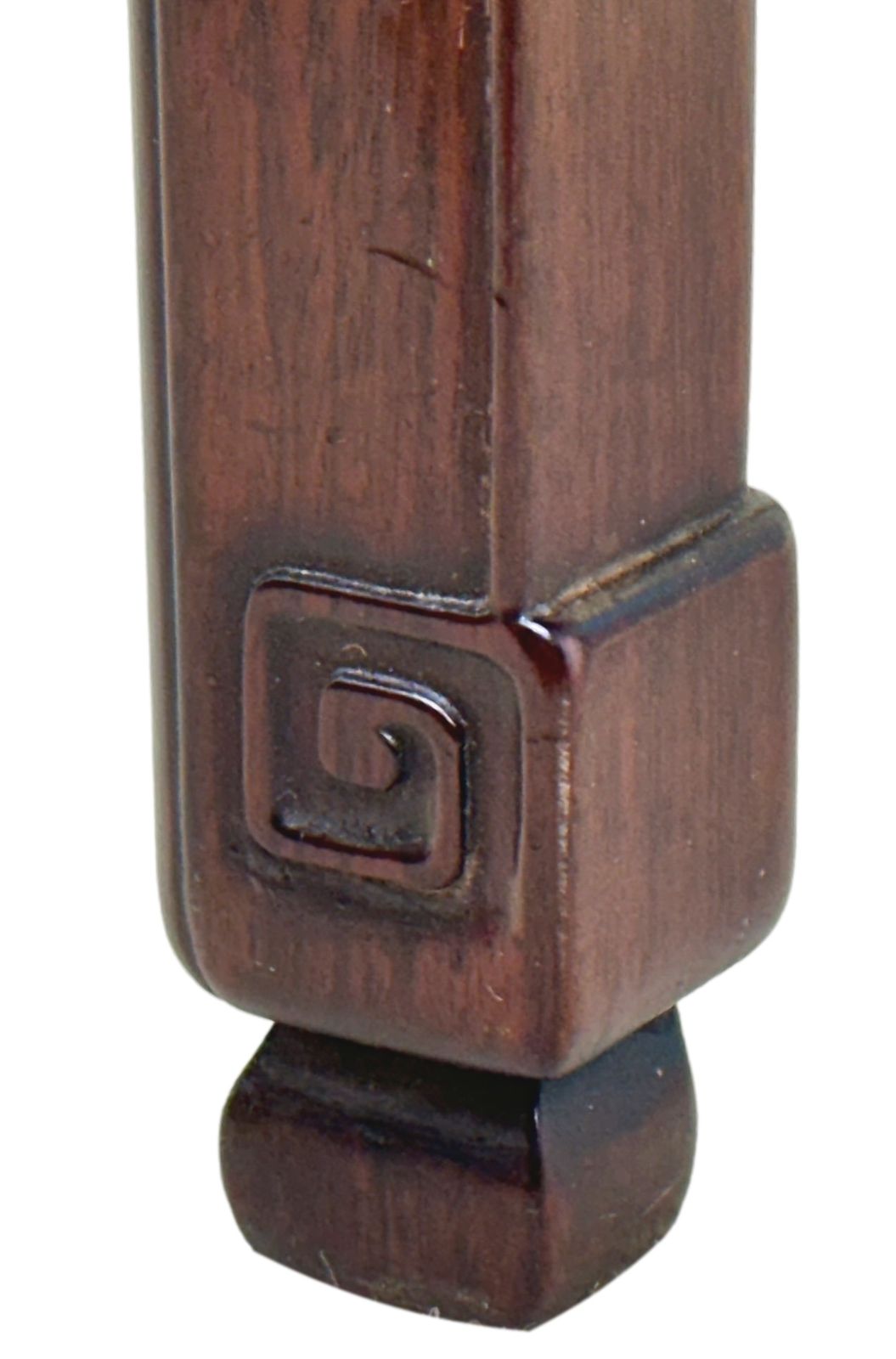 Oriental Hardwood Square Coffee Table Stand (China, Circa 1870) photo vintage