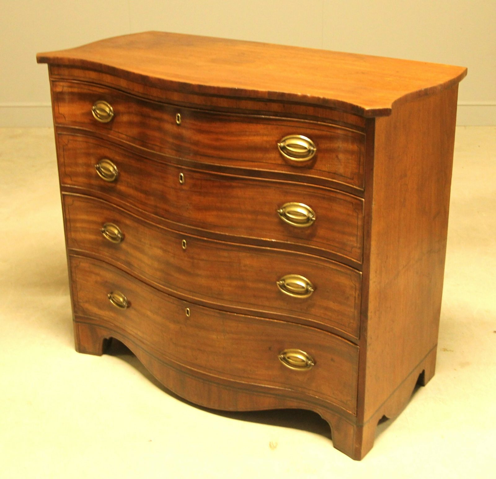 George III Serpentine Chest Of Drawers photo 2500.0