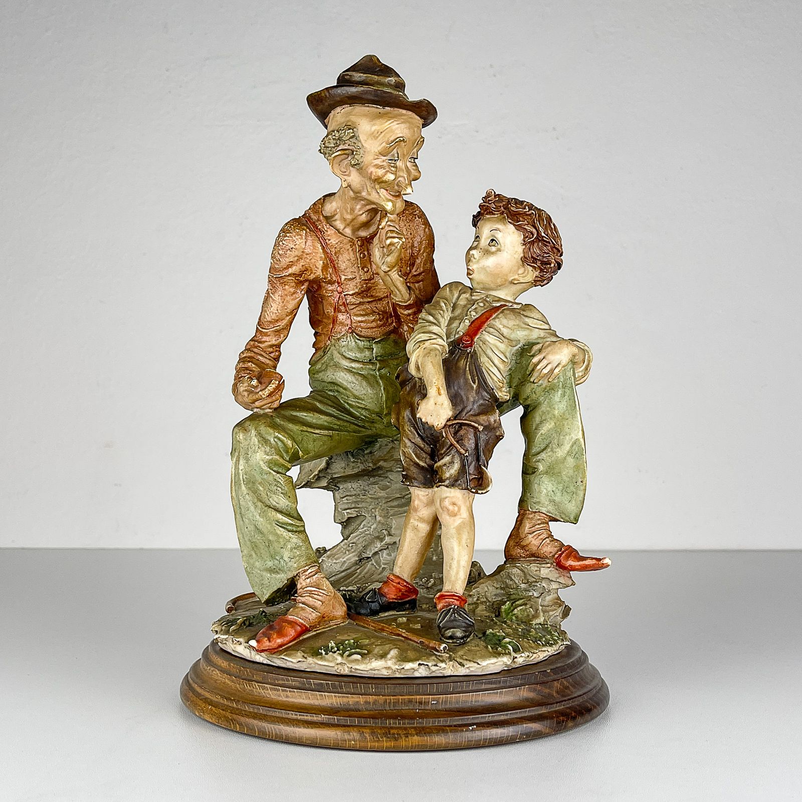Original Ceramic Sculpture By Giuseppe Armani For Capodimonte, Italy 1970s