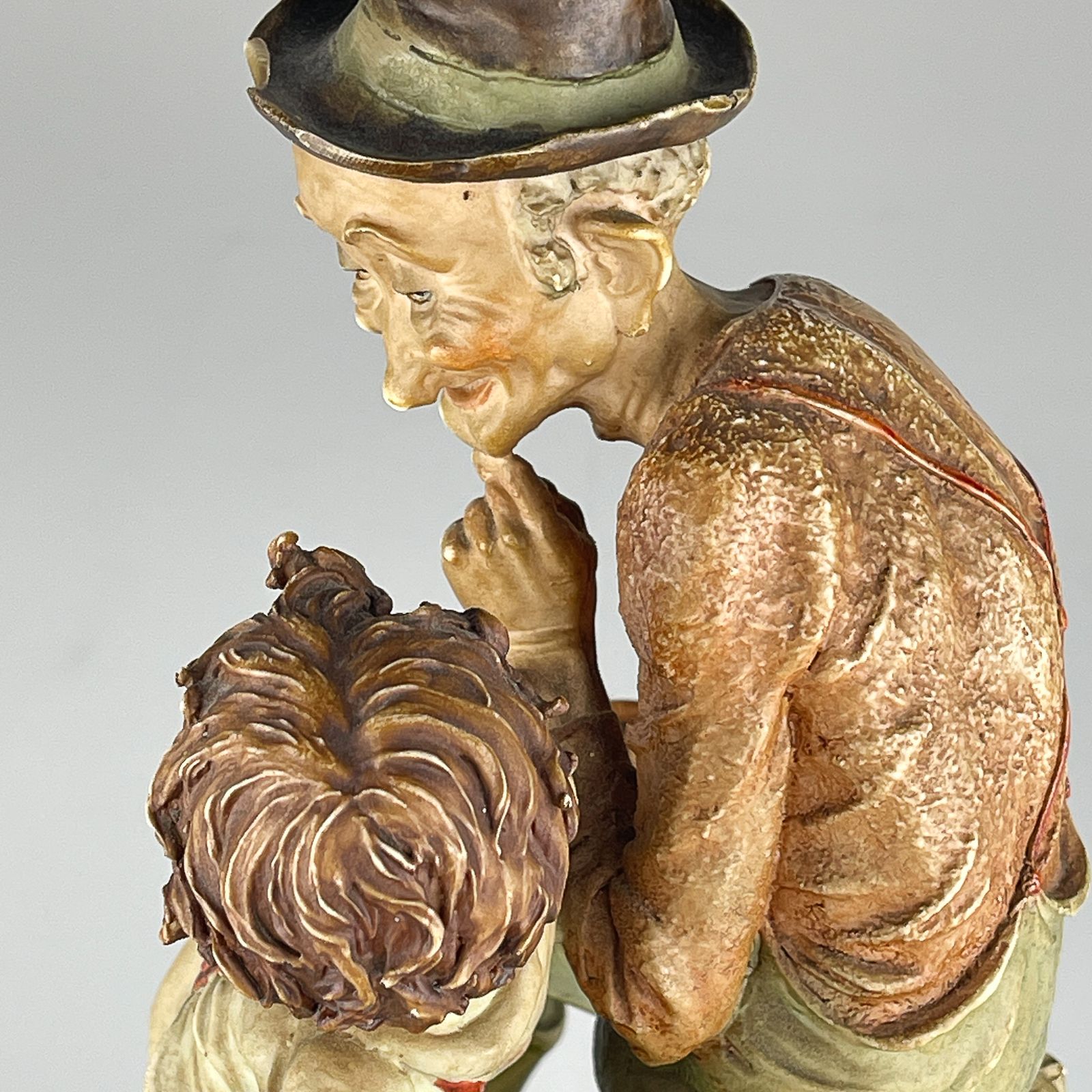 Original Ceramic Sculpture By Giuseppe Armani For Capodimonte, Italy 1970s photo vintage