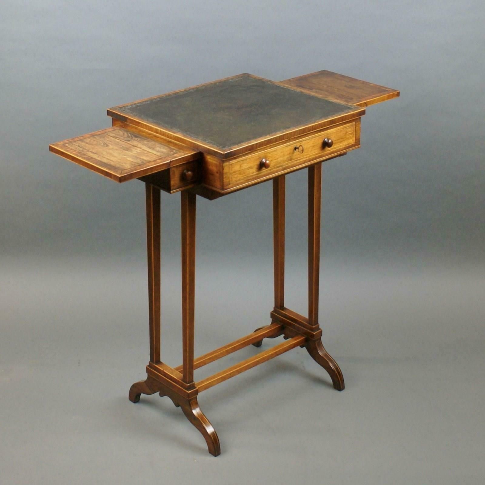 A Small Regency Rosewood Writing Table photo for sale