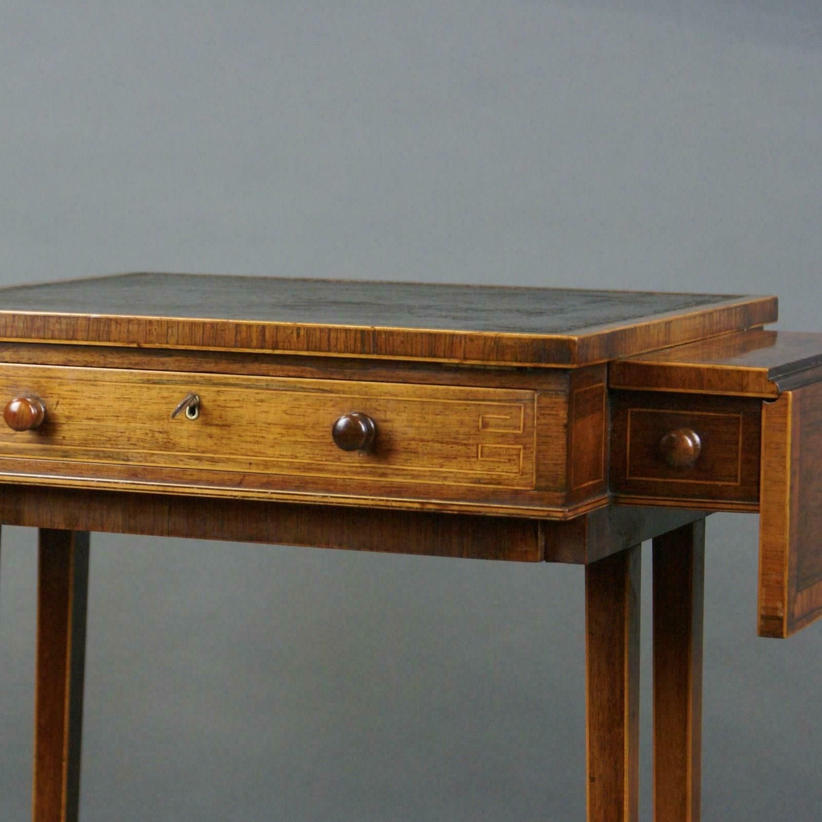 A Small Regency Rosewood Writing Table photo 1275.0