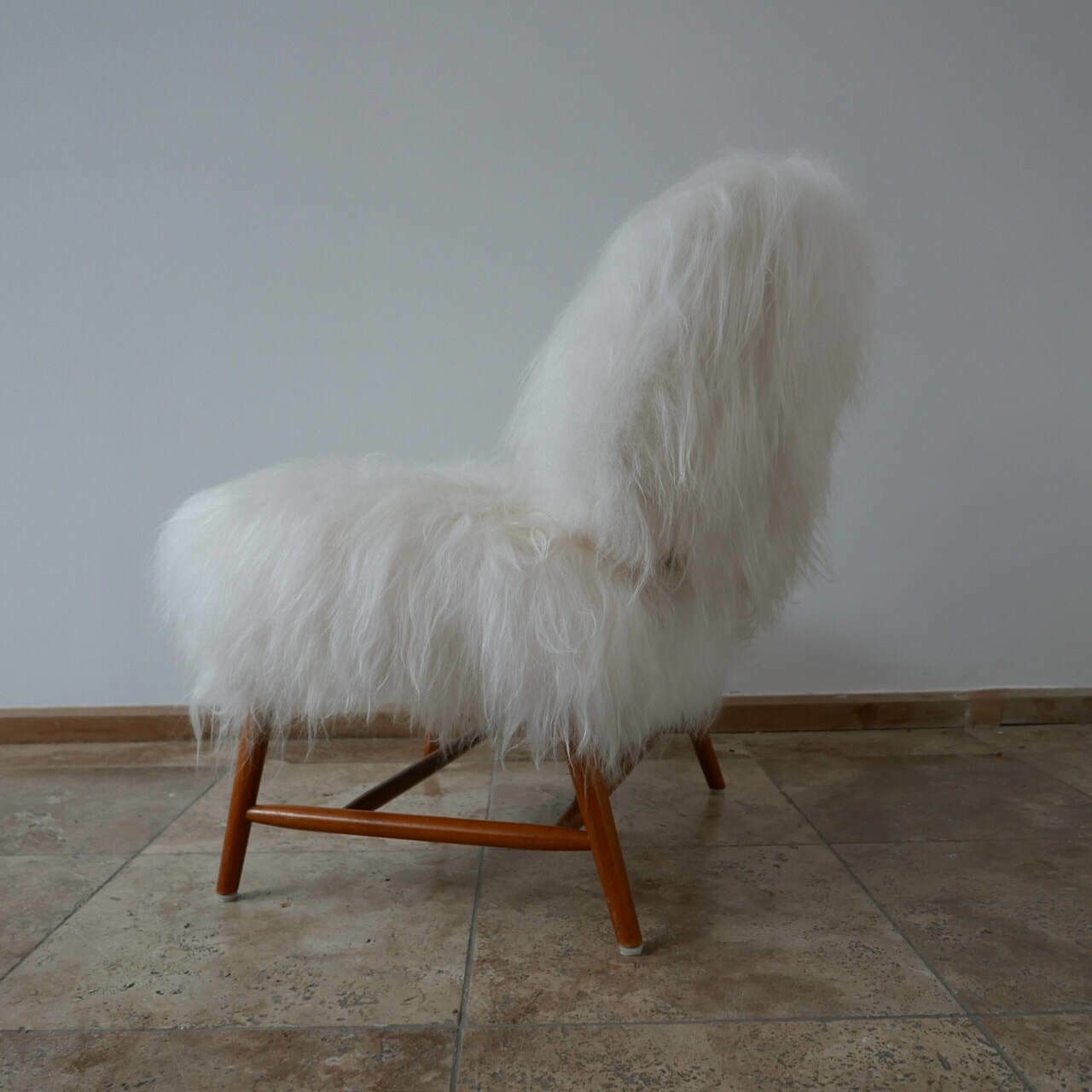 Alf Svensson 'Teve' Sheepskin Shearling Lounge Chair photo Furniture