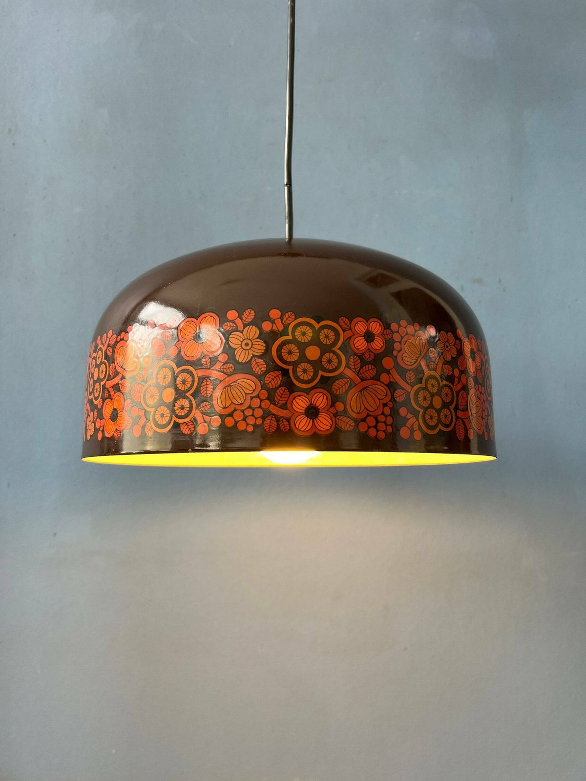 Mid Century Brown Arabia Pendant Lamp By Kaj Franck For Fog & Morup photo 311.0