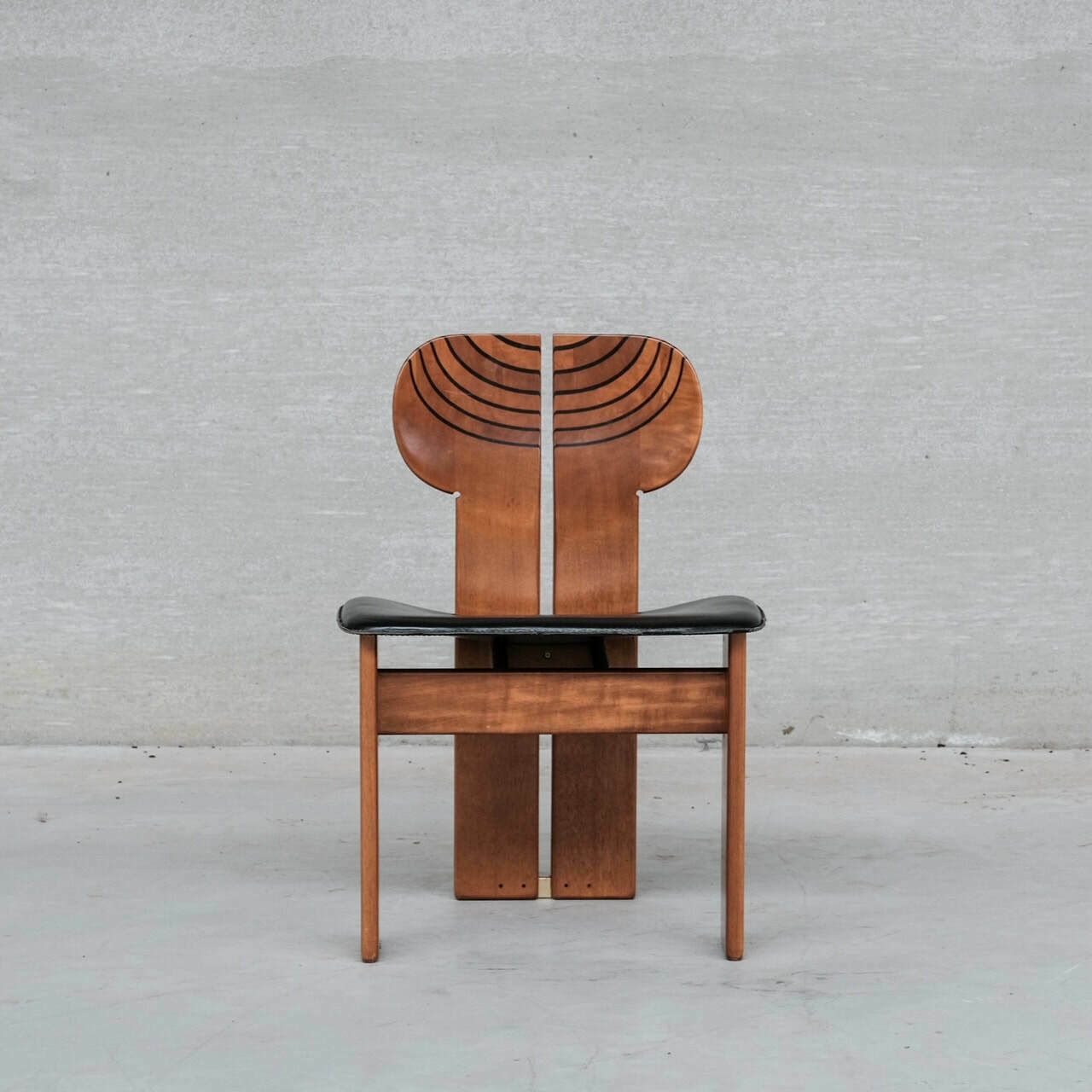 Set Of Four 'Africa' Mid Century Italian Dining Chairs By Scarpa photo 26400.0