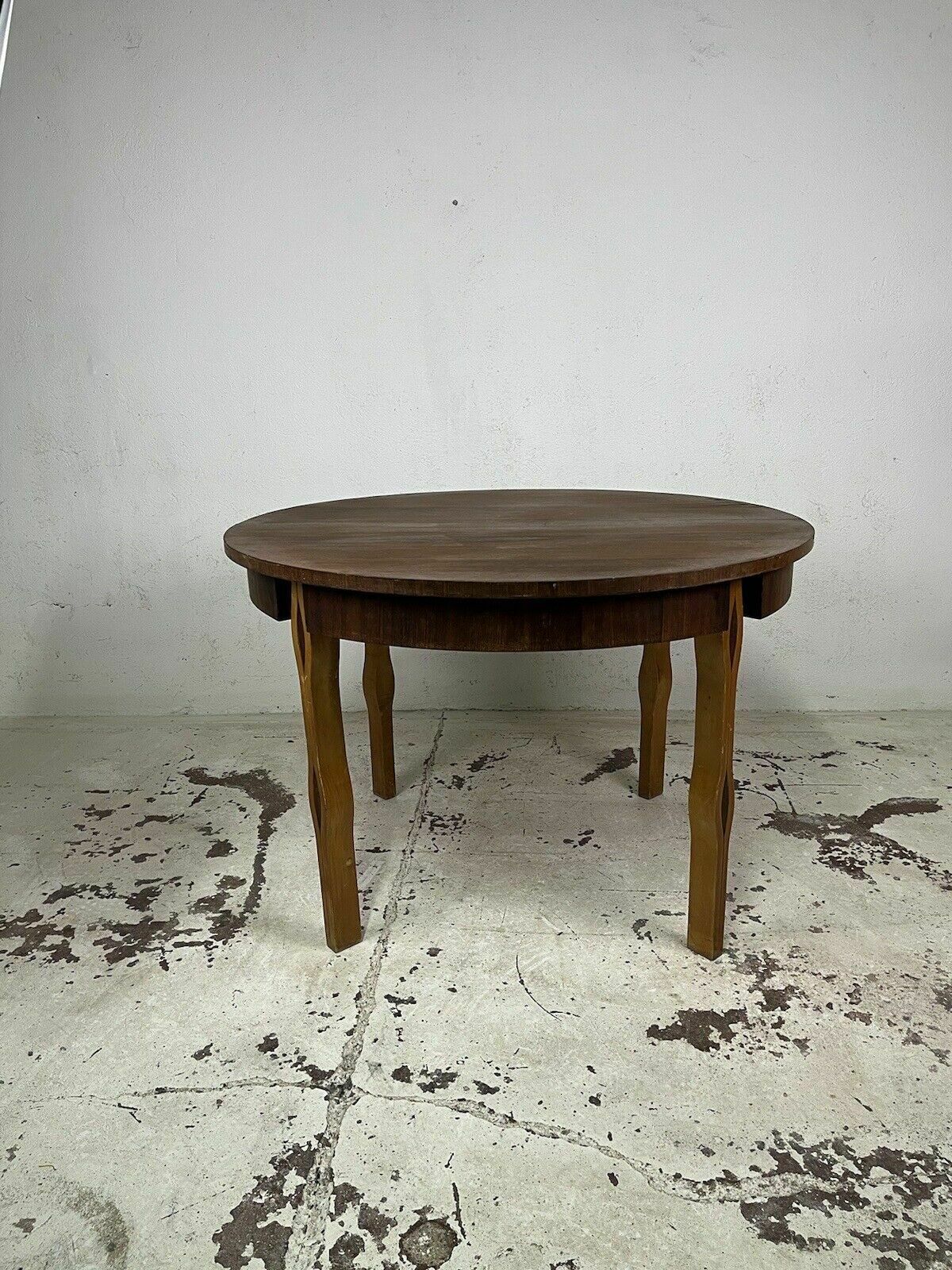 Ico Parisi Decorated Wooden Table, 1950s Vintage Design photo furniture