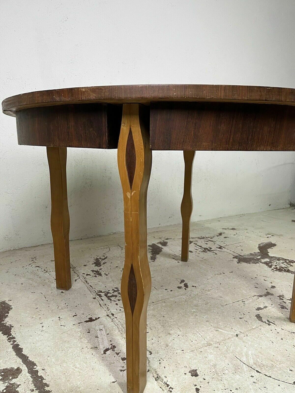 Ico Parisi Decorated Wooden Table, 1950s Vintage Design photo buy