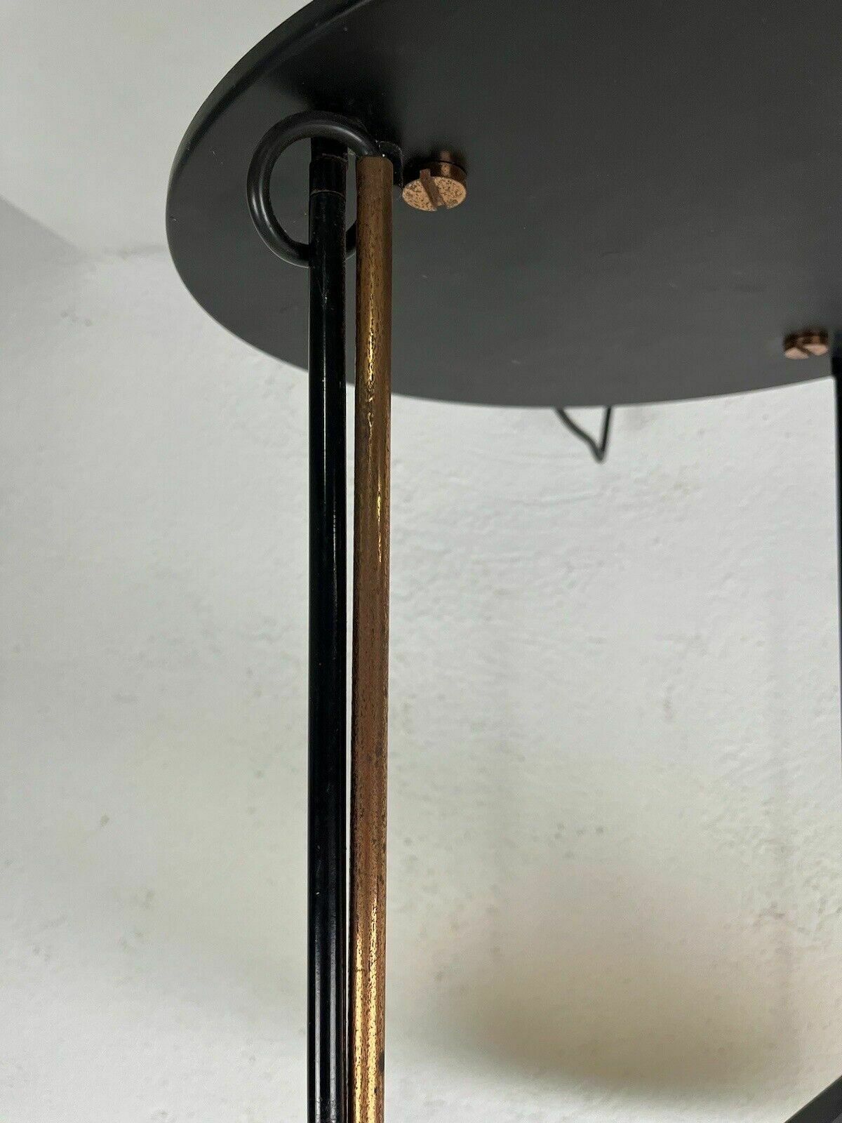 Stilnovo 60s Vintage Design Glass Metal Chandelier photo vinterior