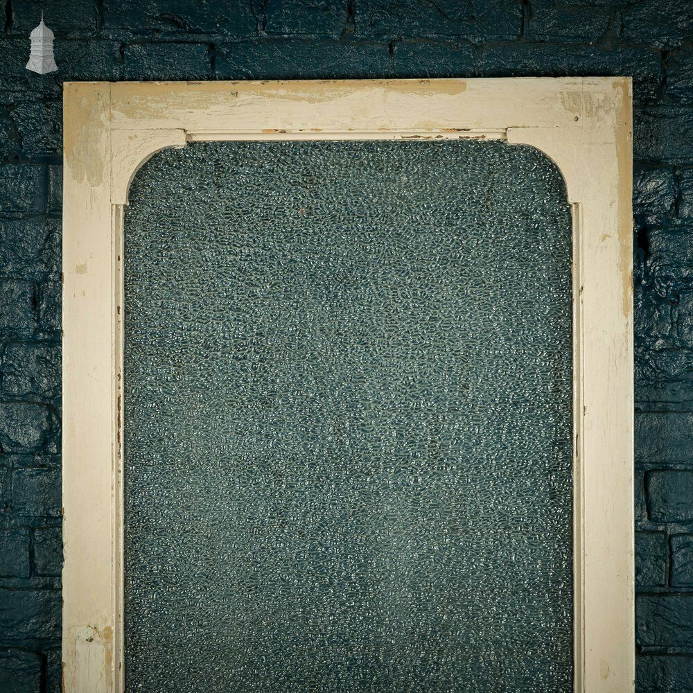 Half Glazed Door, 3 Panel Textured Glass photo for sale