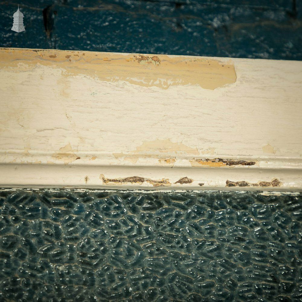 photo vintage Half Glazed Door, 3 Panel Textured Glass