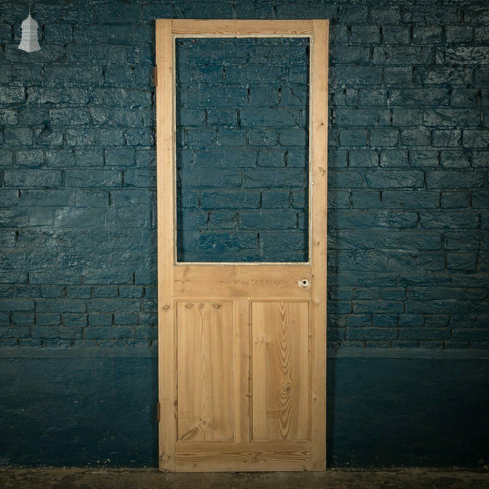 120.0 Half Glazed Door, Moulded Three Panel photo